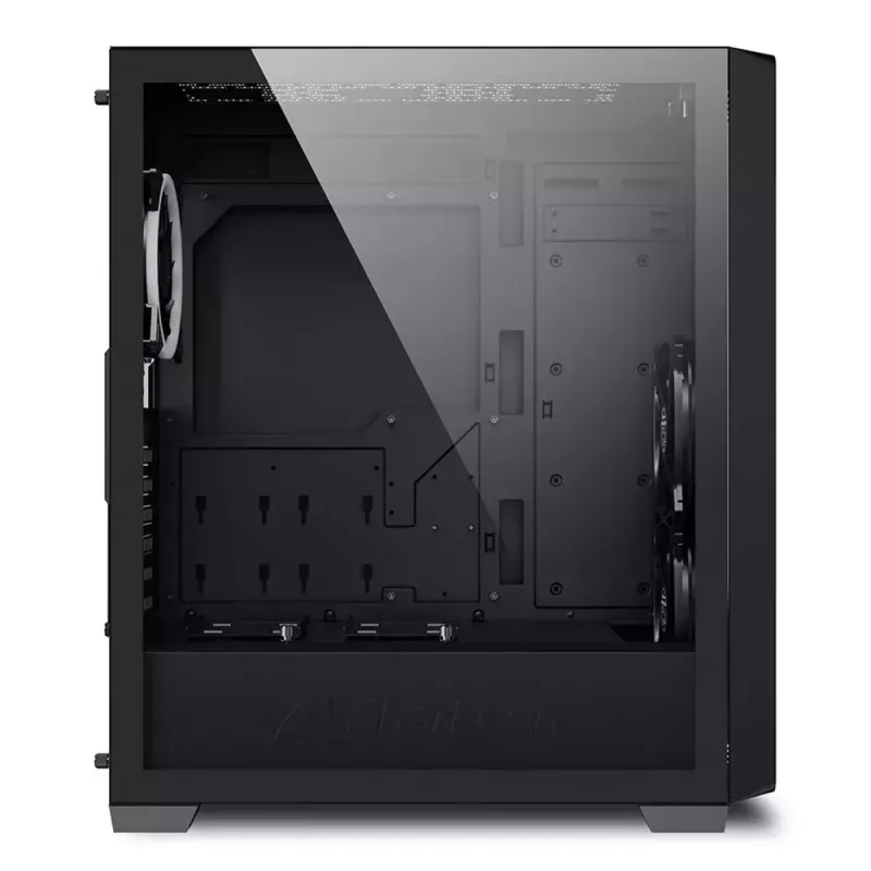PC korpuss Sharkoon VS8 RGB Midi Tower melns