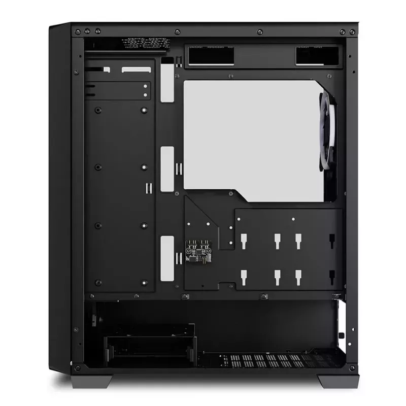 PC korpuss Sharkoon VS8 RGB Midi Tower melns