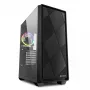 PC korpuss Sharkoon VS8 RGB Midi Tower melns