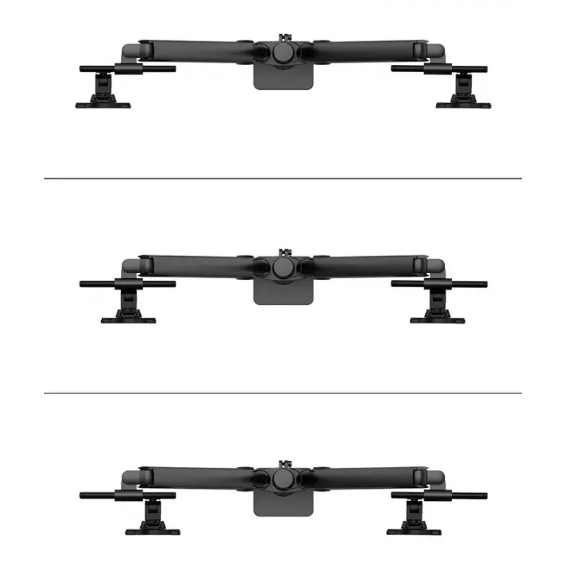 Neomounts DS65S-950BL2 Monitora roka 24-34 collas - gāzes atspere - Topfix - daudzregulējama - 180°-stop