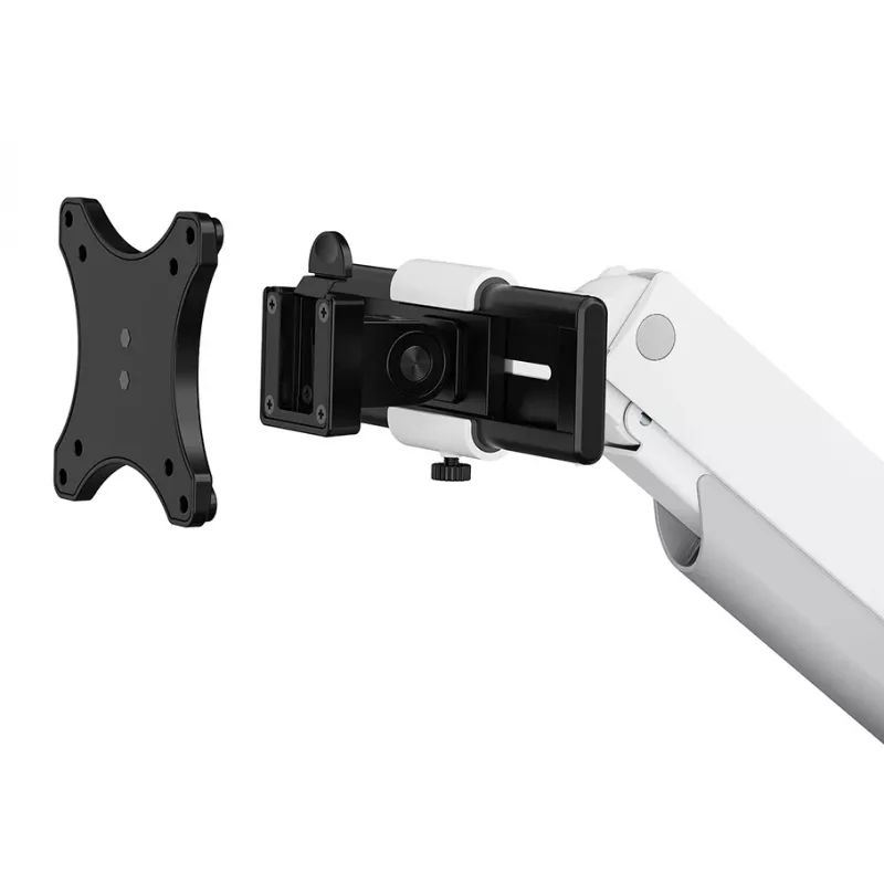 Neomounts DS65S-950WH2 Monitora roka 24-34 collas - gāzes atspere - Topfix - daudzregulējama - 180°-stop