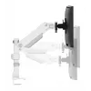 Neomounts DS65S-950WH2 Monitora roka 24-34 collas - gāzes atspere - Topfix - daudzregulējama - 180°-stop