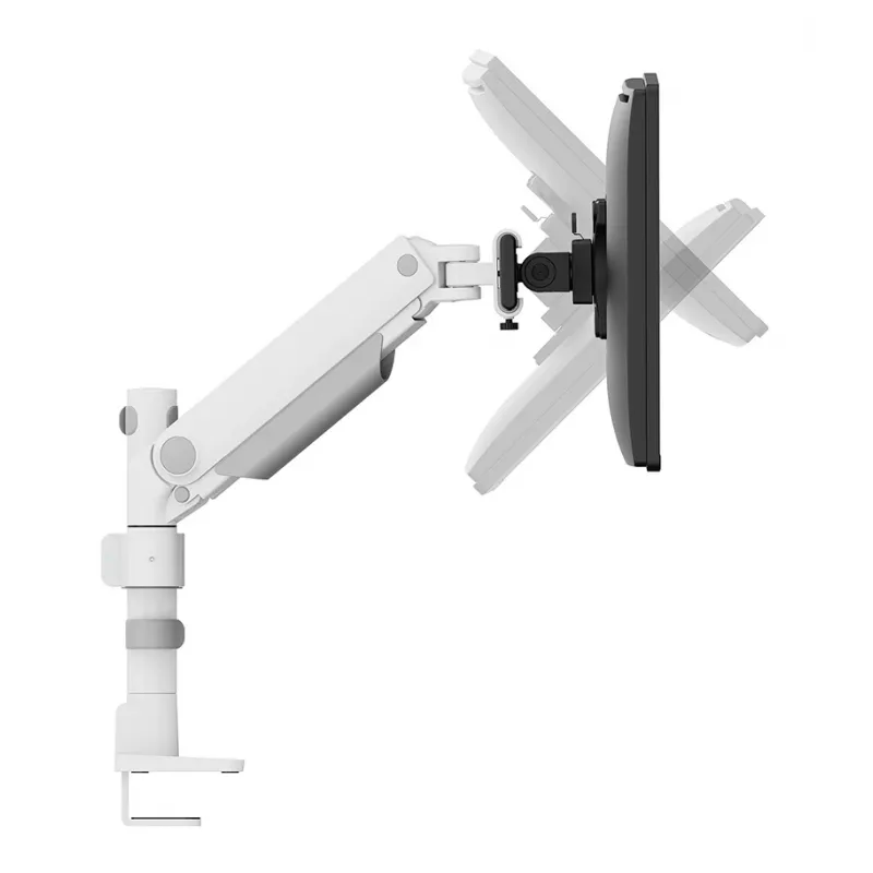 Neomounts DS65S-950WH2 Monitora roka 24-34 collas - gāzes atspere - Topfix - daudzregulējama - 180°-stop