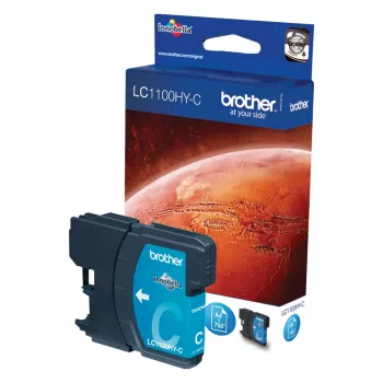Brother LC1100HYC tintes kasetne, 1 gab., oriģināla, ciāna