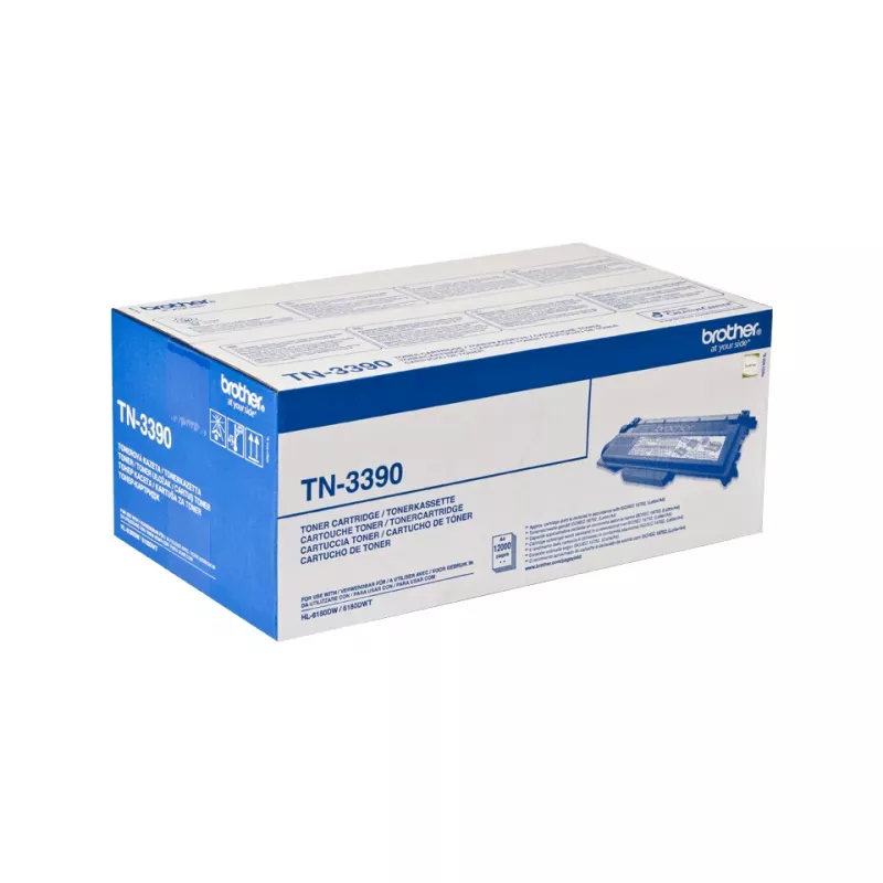 tonera kasete Brother TN-3390 12000 lapas Melns