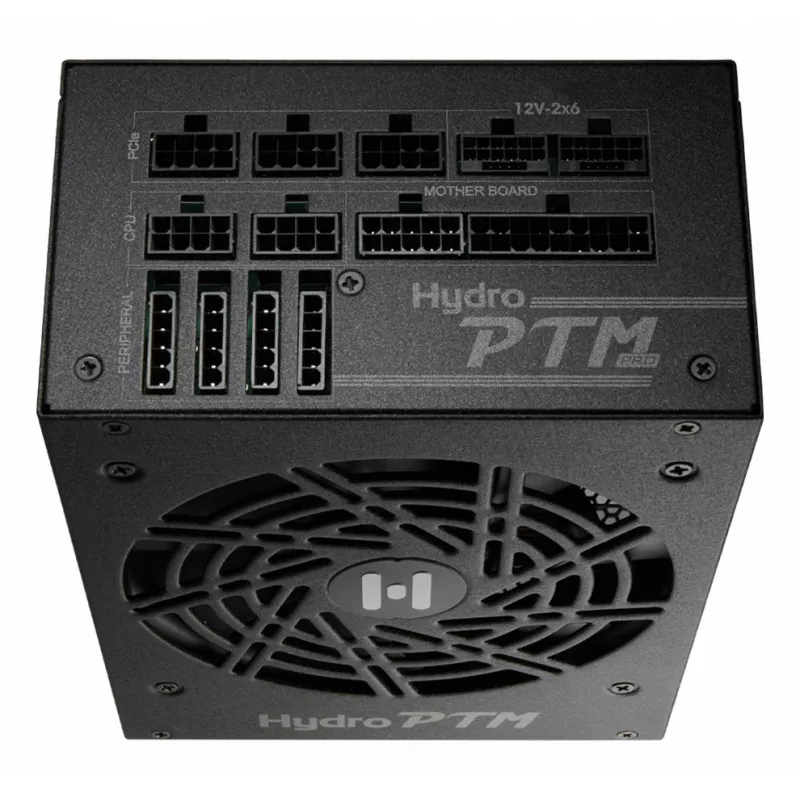 FSP Hydro PTM PRO 1650W Barošanas bloks ATX ATXV3.1 Melns, 1650 W, 110 - 240 V, 50/60 Hz, Aktīva, 120 W, 1650 W