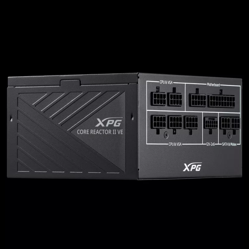 XPG COREREACTOR II VE 750W barošanas bloks, 750 W, 100 - 240 V, 47 - 63 Hz, 10 A, 20 A, 62,5 A