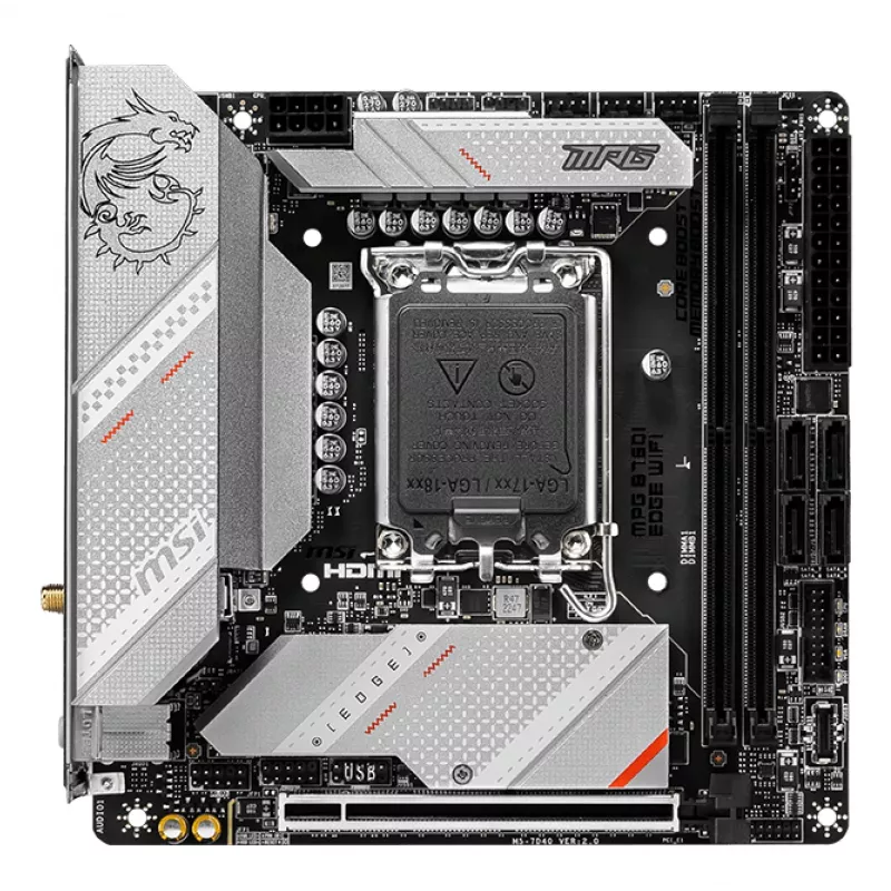 MSI MPG B760I EDGE WIFI mātesplate Intel B760 LGA 1700 mini ATX