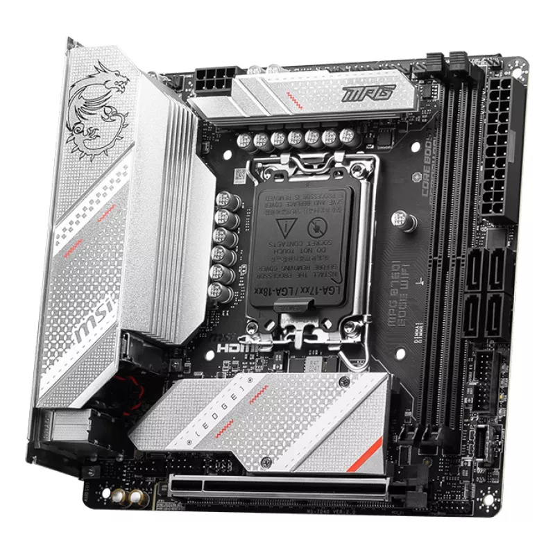 MSI MPG B760I EDGE WIFI mātesplate Intel B760 LGA 1700 mini ATX