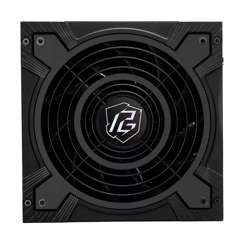 Barošanas bloks ASRock Phantom Gaming PG-1000G 750 W, ATX 20+4 pin, 80 PLUS Gold, 135 mm ventilators, pilnībā modulārs, melns