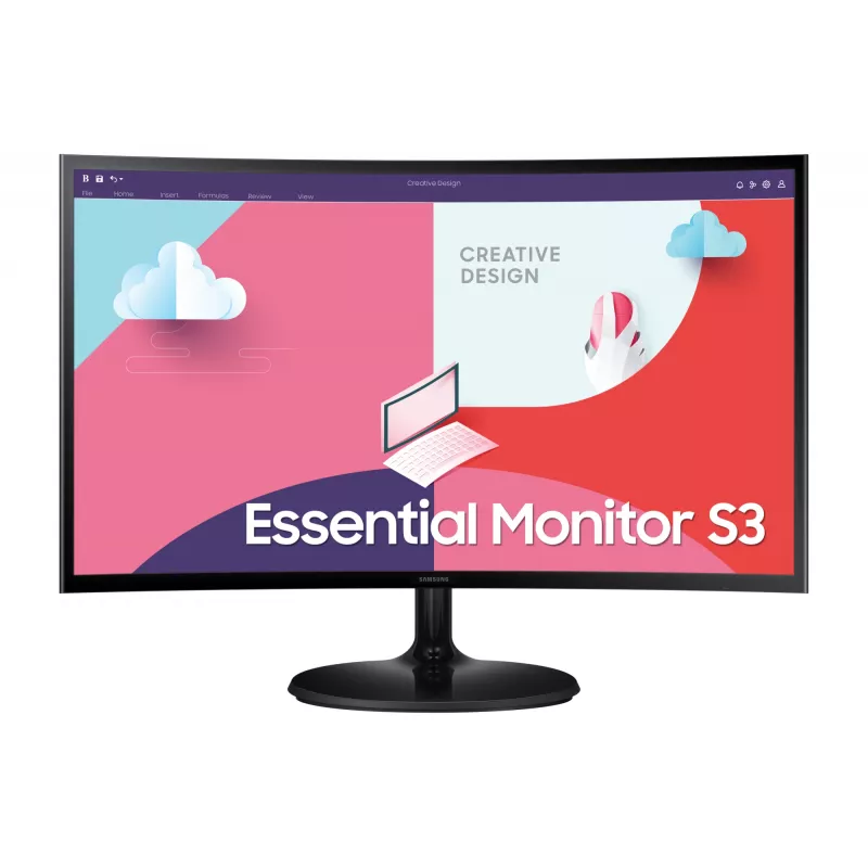 Samsung S36C datora monitors 61 cm (24 colli) 1920 x 1080 pikseļi Full HD LCD Melns