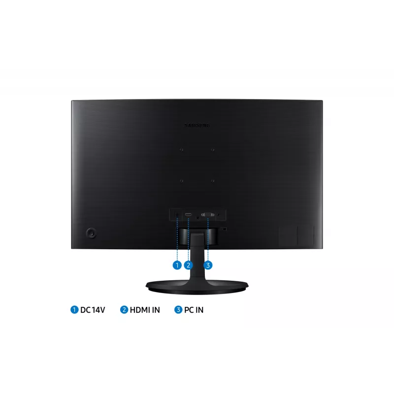 Samsung S36C datora monitors 61 cm (24 colli) 1920 x 1080 pikseļi Full HD LCD Melns