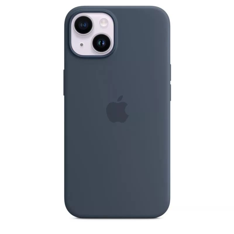 APPLE iPhone 14 - Silikona maciņš ar MagSafe - Storm Blue