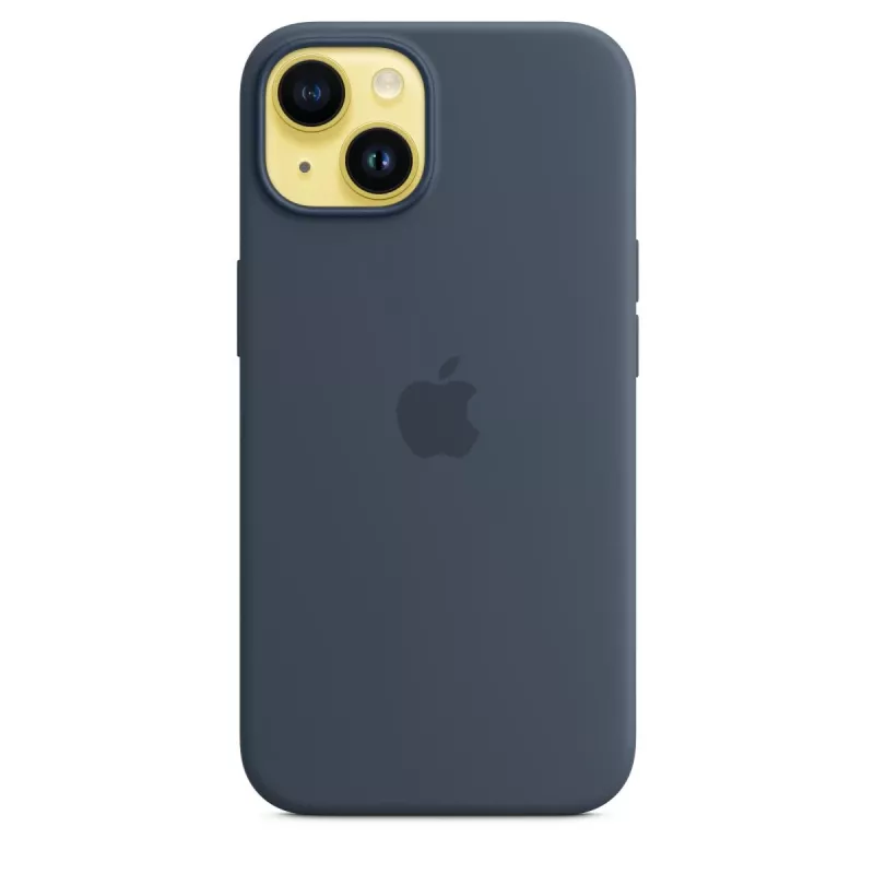 APPLE iPhone 14 - Silikona maciņš ar MagSafe - Storm Blue