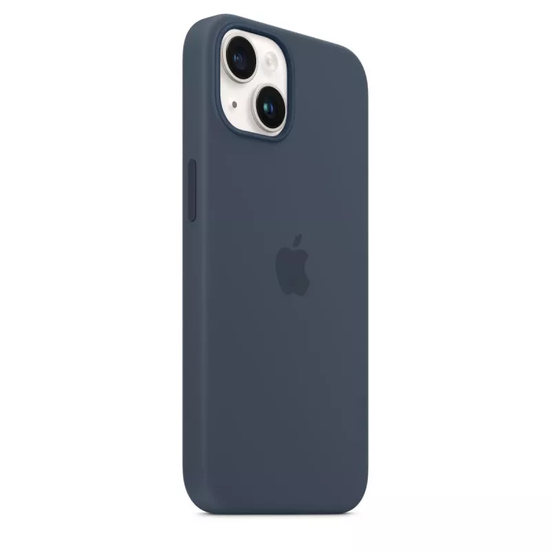 APPLE iPhone 14 - Silikona maciņš ar MagSafe - Storm Blue