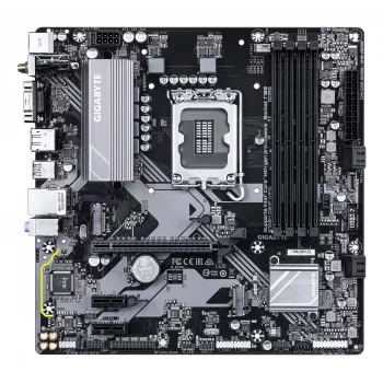 GIGABYTE B760M D3HP WIFI6 mātesplate - atbalsta Intel Core 14. paaudzes CPU, 4+1+1 fāžu digitālais VRM, līdz 5600MHz DDR5, 2xPCIe 4.0 M.2, Wi-Fi 6, GbE LAN, USB 3.2 Gen1