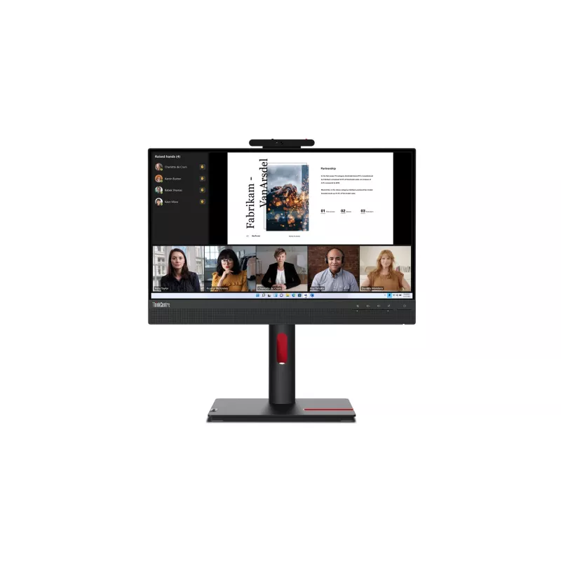 Lenovo ThinkCentre Tiny-In-One 22 Gen 5 datora monitors 54,6 cm (21,5 collu) 1920 x 1080 pikseļi Full HD LED Melns