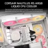 CORSAIR Nautilus 240 Rs ArGB Liquid Processor All-in-one Liquid Cooler melns