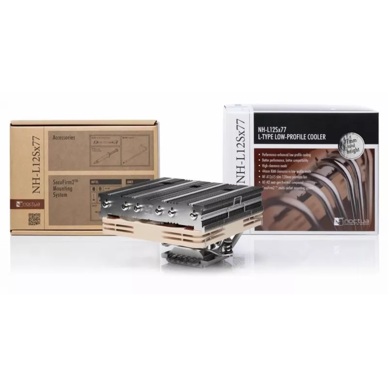 Dzesētājs/radiators Noctua NH-L12SX77 12 cm Bēšs Niķelis 450-1850 RPM
