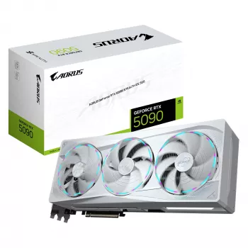 Grafikas karte GIGABYTE AORUS GeForce RTX 5090 STEALTH ICE 32G 32GB GDDR7 512bit PCI-E 5.0 2655MHz
