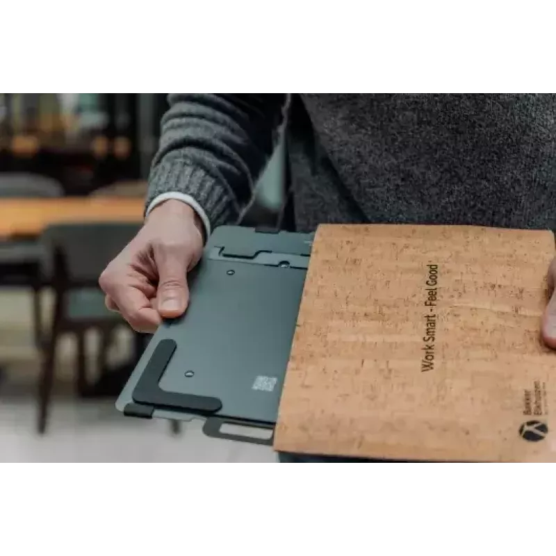 BakkerElkhuizen FlexTop 170 klēpjdatora statīvs, melns/tumši pelēks
