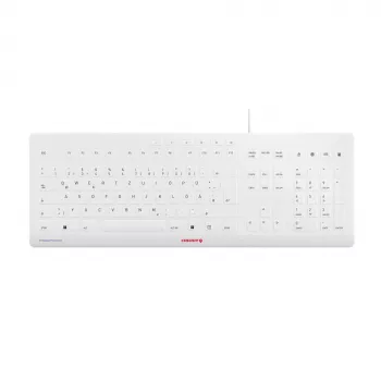 Klaviatūra CHERRY Stream JK-8502DE-0 USB QWERTZ vācu pelēka vadu 115 taustiņi