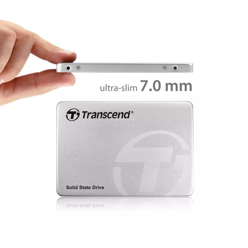 TRANSCEND SSD 370 128GB 2.5in SATA Ill 6gb/s Mlc Aluminium Housing