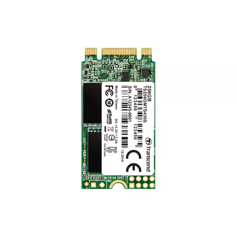 TRANSCEND SSD 430s 256GB M.2 2242 SATA Ill 6gb/s 3D Nand Flash