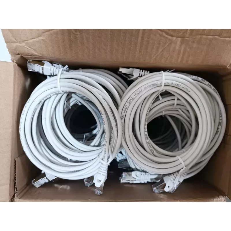 Equip Cat.6 S/FTP komutācijas kabelis, 3,0 m, balts, 50 gab./komplekts, 3 m, Cat6, S/FTP (S-STP), RJ-45, RJ-45, balts