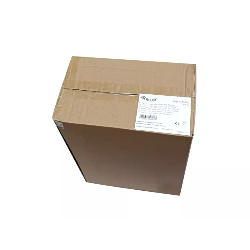 Equip Cat.6 S/FTP komutācijas kabelis, 3,0 m, balts, 50 gab./komplekts, 3 m, Cat6, S/FTP (S-STP), RJ-45, RJ-45, balts