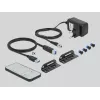 DELOCK DisplayPort 1.4 KVM slēdzis 8K 30Hz USB 3.0 + Audio