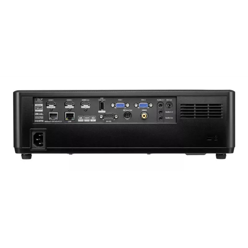 Optoma ZU607TST īsa fokusa lāzera projektors, DLP, WUXGA 1920x1200, 6000 ANSI lūmenu, melns