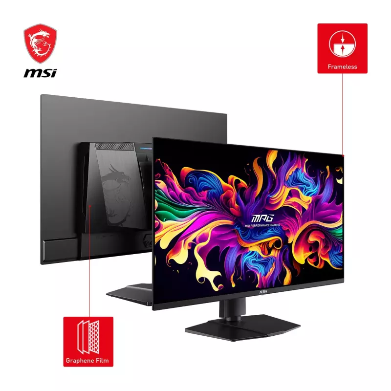 MSI MPG 321URXDE QD-OLED datora monitors 80 cm (31,5 collas) 3840 x 2160 pikseļi 4K Ultra HD Melns