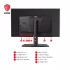 MSI MPG 321URXDE QD-OLED datora monitors 80 cm (31,5 collas) 3840 x 2160 pikseļi 4K Ultra HD Melns