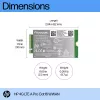 HP 4G LTE-A Pro Cat16 WWAN saskarnes kartes/adapteris