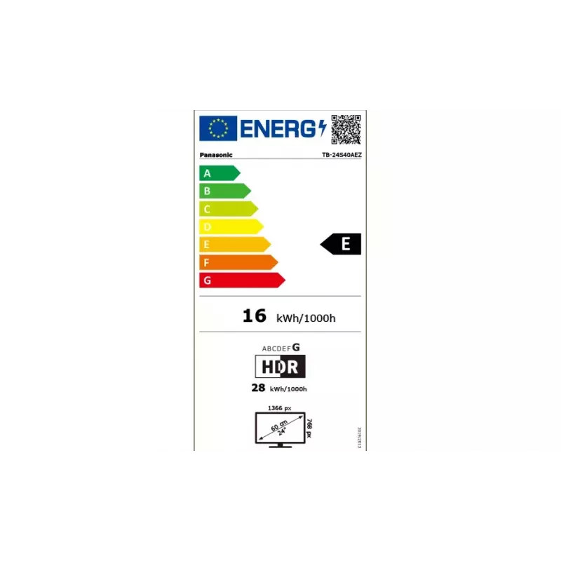 TV Panasonic TB-24S40AEZ 24 collu HD LED 1366 x 768