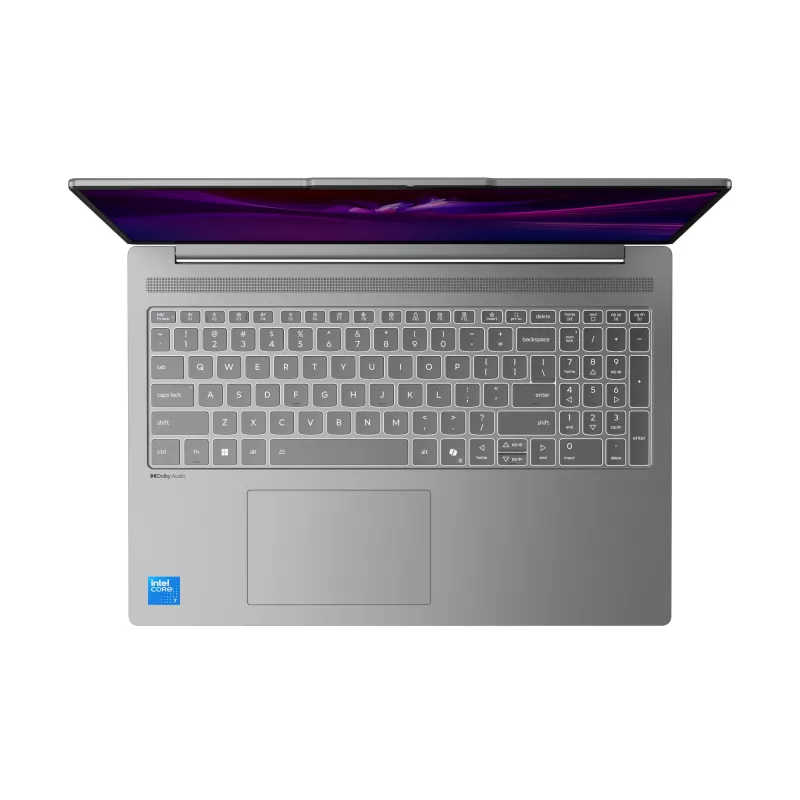 Lenovo IdeaPad plāns 5 16IRH10R Intel Core 7 240H Klēpjdators 40,6 cm (16 collu) 2,8K 32 GB DDR5-SDRAM 1 TB SSD Wi-Fi 7 (802.11be) Windows 11 Home German pelēka