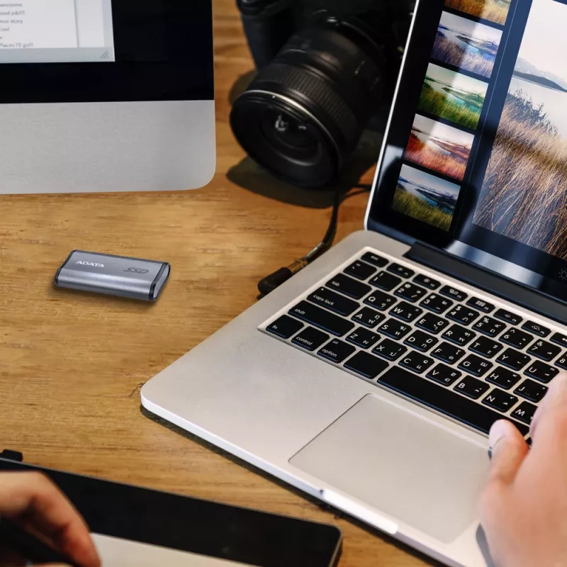 ADATA SE880 1 TB USB Type-C 3.2 Gen 2 (3.1 Gen 2) pelēks