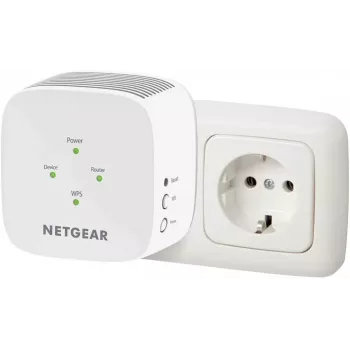 NETGEAR EX3110 tīkla raidītājs un uztvērējs, balts, 10, 100, 300 Mbit/s