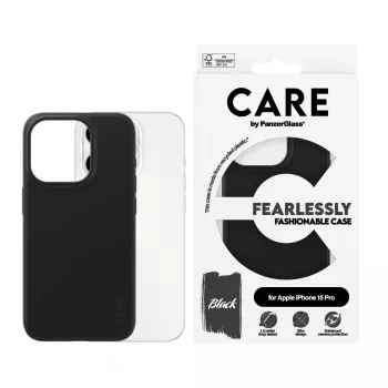 PanzerGlass CARE™ by ® vāciņš Melns iPhone 15 Pro