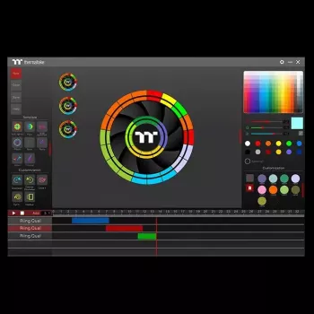 Ventilators Thermaltake Riing Quad 12 RGB