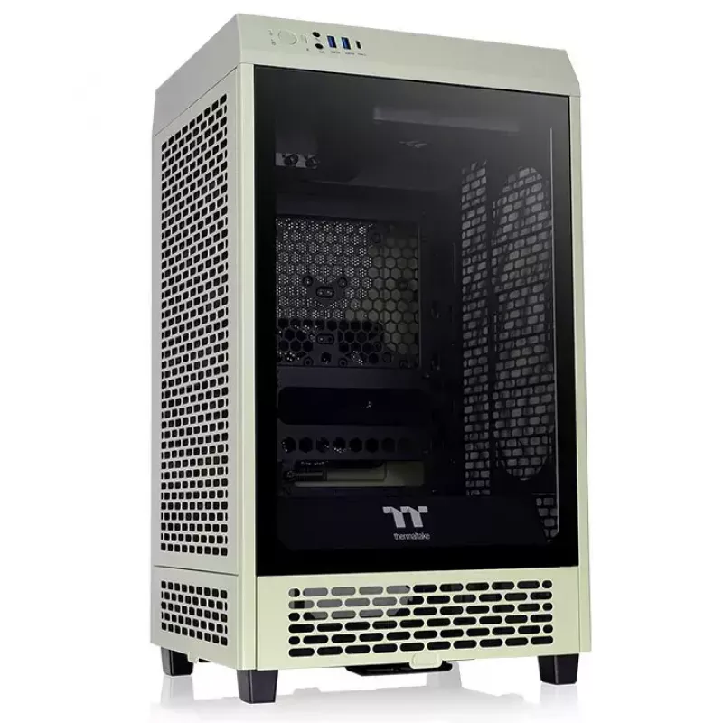 PC Case Thermaltake Tower 200 Mini Tower zaļa