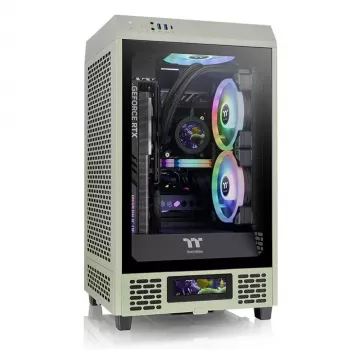 PC Case Thermaltake Tower 200 Mini Tower zaļa