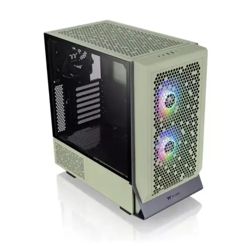 PC Case Thermaltake Ceres 300 TG Midi Tower zaļa