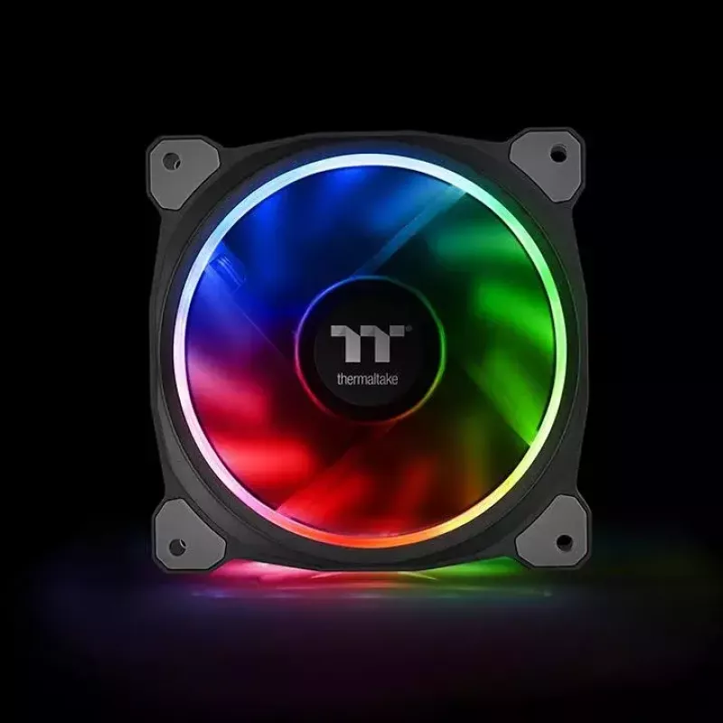 Fan Thermaltake CL-F076-PL12SW-A 12 cm Melns