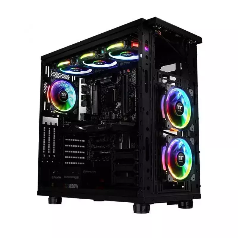 Fan Thermaltake CL-F076-PL12SW-A 12 cm Melns