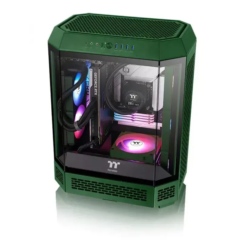 Gaisa dzesētājs Thermaltake CT120 EX ARGB 12 cm zaļš 500–2000 RPM hidrauliskais