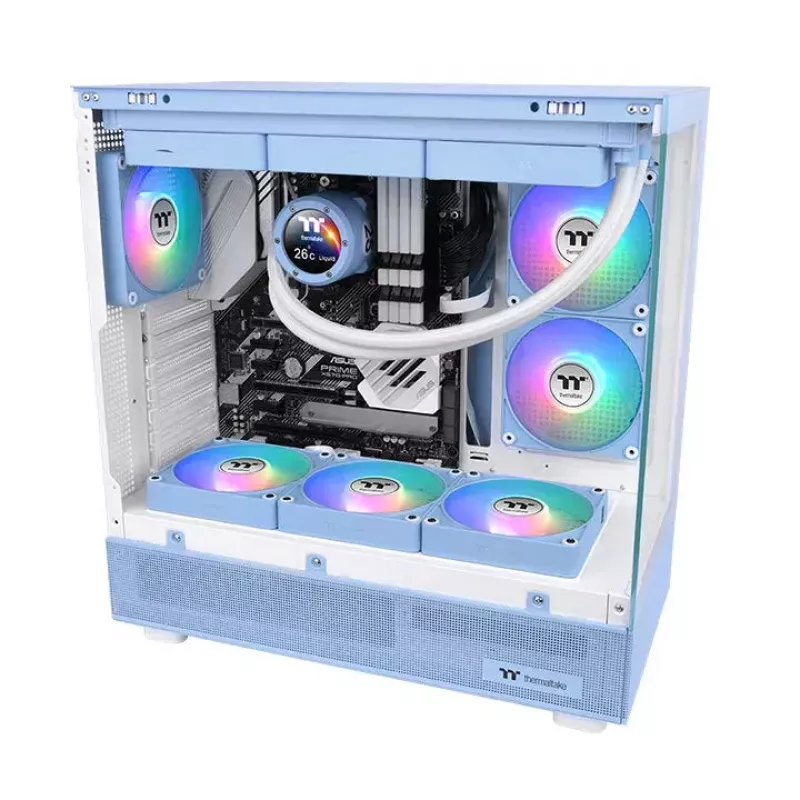 Thermaltake CT120 EX Reverse ARGB Sync datora dzesēšanas ventilators, Hydrangea Blue