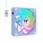 Thermaltake CT120 EX Reverse ARGB Sync datora dzesēšanas ventilators, Hydrangea Blue