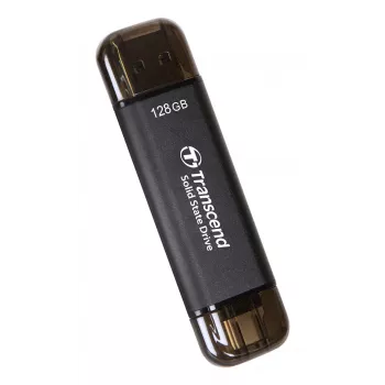 TRANSCEND Esd310c - 128GB portatīvais SSD - USB Type-A / USB Type-C